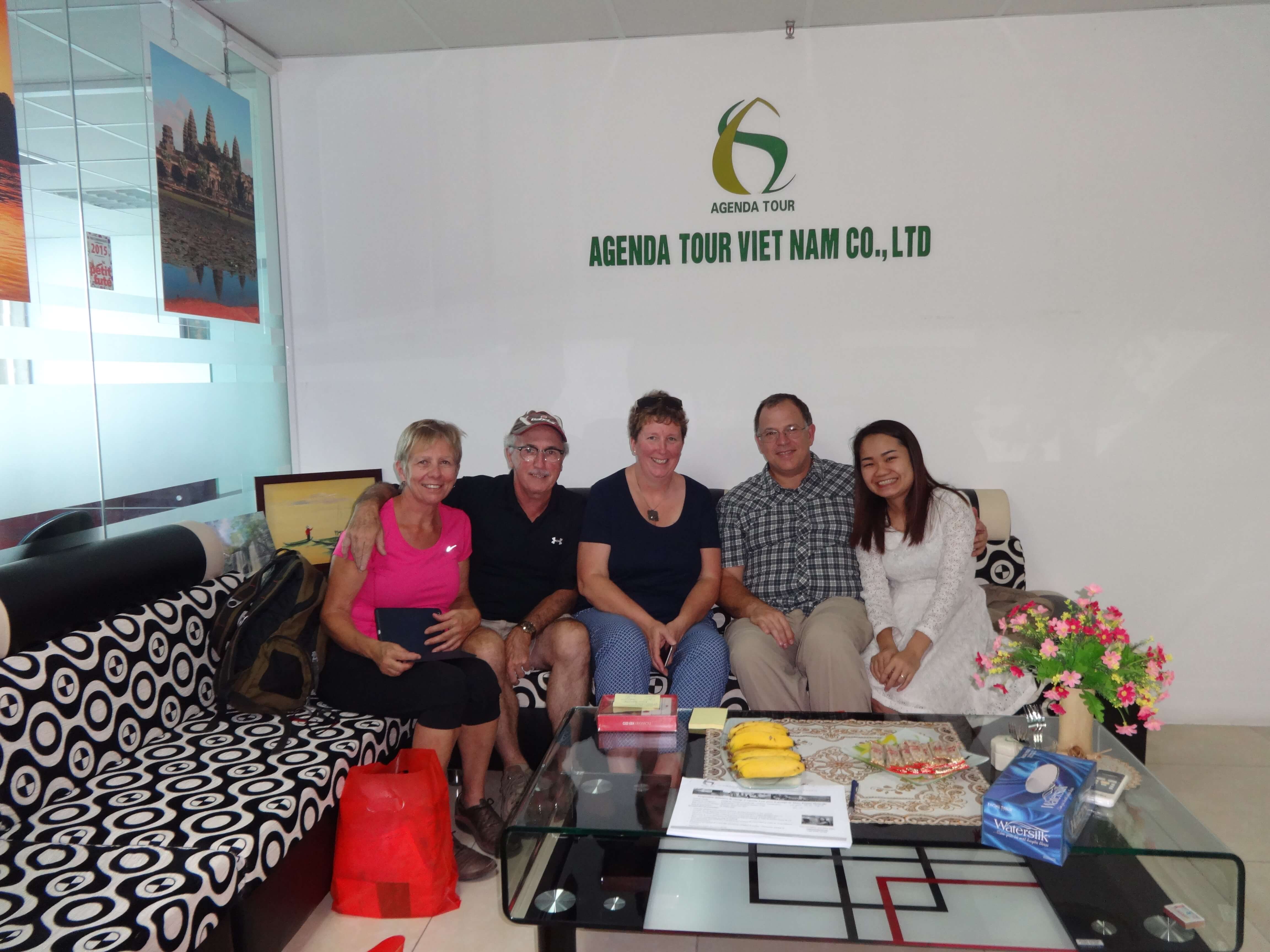 Voyageurs entre amis au Vietnam avec Agenda Tour