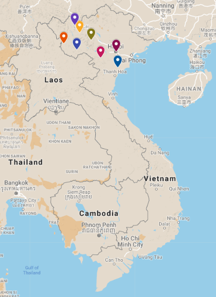 Circuit Nord - Ouest Vietnam 15 jours (3 jours de trek)