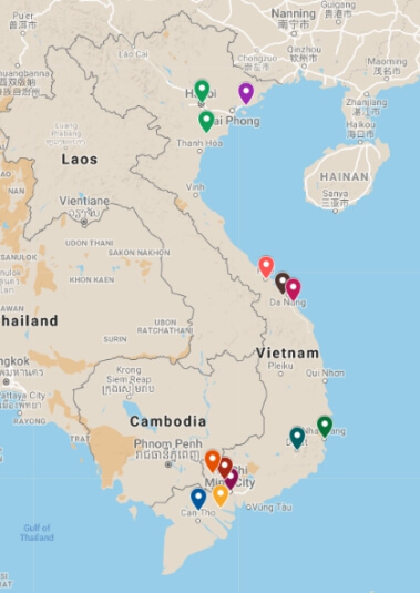 Circuit Vietnam du Sud au Nord 15 Jours /14nuits