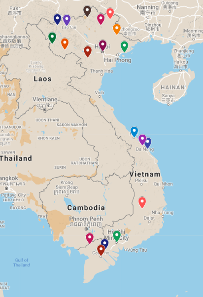 Itinéraire Vietnam Nord au Sud, 28 jours