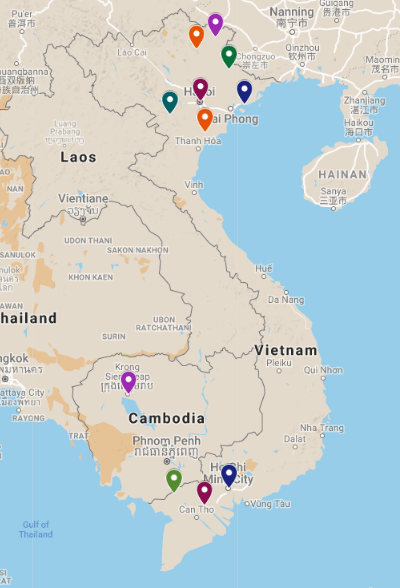 Nord - Est Vietnam - Cambodge 20 jours