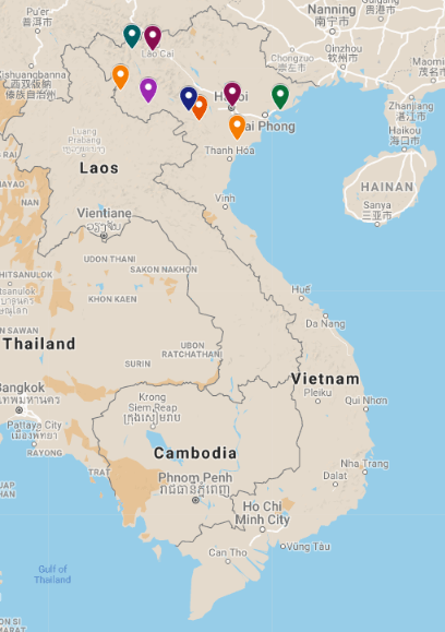 Nord -Ouest Vietnam authentique 12 jours (Visite du marché de l’amour Moc Chau)
