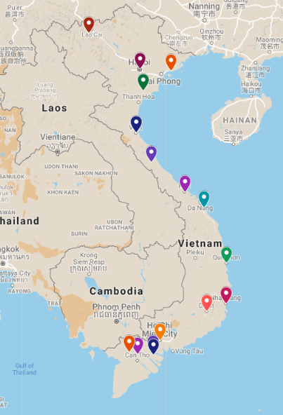 Vietnam en route mandarine 20 jours