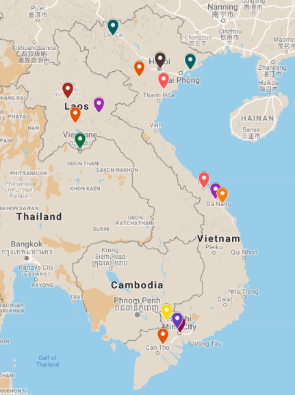 Voyage Vietnam du Sud au Nord et Laos 24 jours