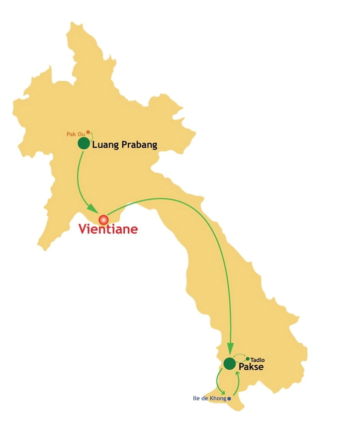 carte Laos