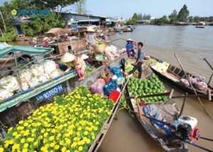 Delta du Mékong: le marché flottant de Cái Bè, un lieu à découvrir