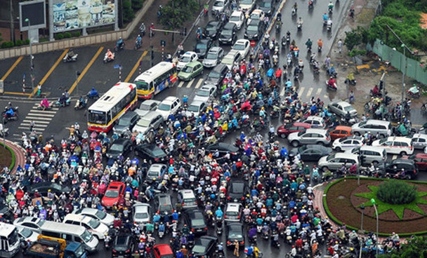 Circulation à Hanoi