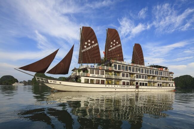 Croisière en baie d’halong sur Victory stars 2 jours