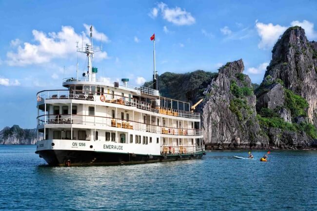 Croisière Halong: Jonque Emeraude 2 jours/ 1 nuit