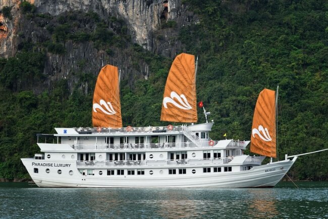 Croisière Halong: Jonque Paradise 2 jours/ 1 nuit