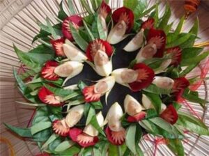 Chique de betel, Thuoc lao et le thé (Culture Vietnam)