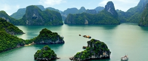 La baie d’Halong dans la vie réelle