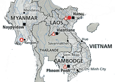 Vietnam laos cambodge 