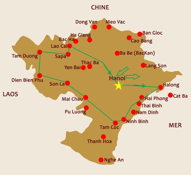 Vietnam nord 2 à 3 semaines - Que faire ? Découvrez l'itinéraire parfait pour explorer le Nord du Vietnam