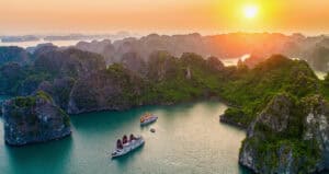 Coucher de soleil sur la baie d&rsquo;Halong : lieux et horaires