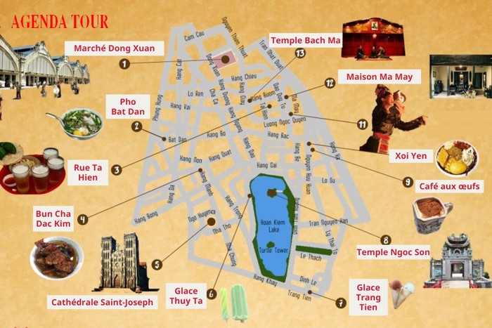 Carte Hanoi - Vietnam