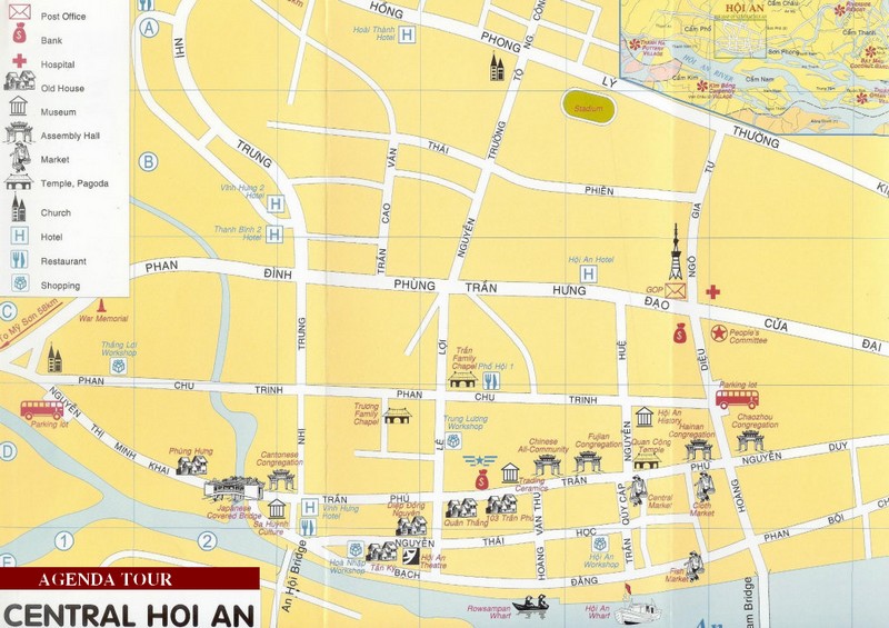Carte Hoi An Vietnam