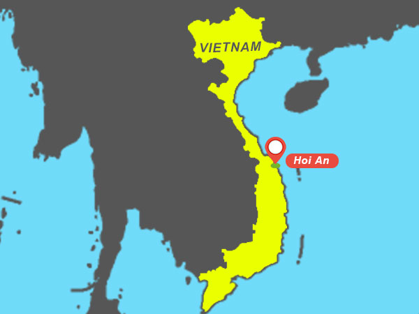 Carte Hoi An Vietnam