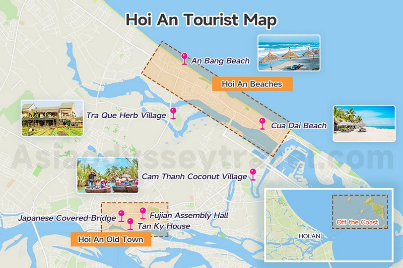 Carte Hoi An Vietnam