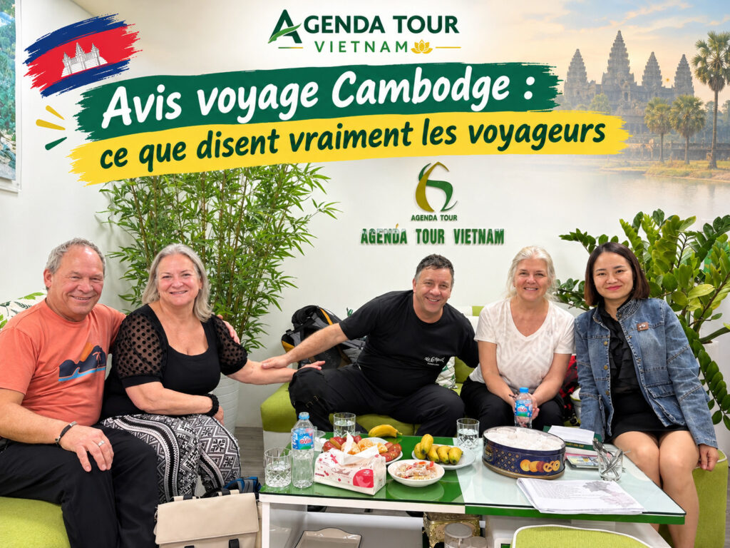 Agenda Tour Vietnam - Agence de voyage au Cambodge et Indochine