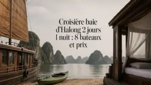 Croisière baie d&rsquo;Halong 2 jours 1 nuit : 8 bateaux et prix